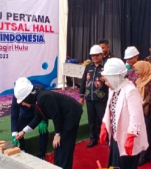 Bupati Inhu Menandai Pembangunan Gedung C Unrida